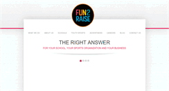 Desktop Screenshot of fun2raise.com